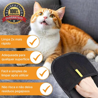 🔥Compre 1 e Leve 2🔥 Luva para remover pelos de animais 😻🐶